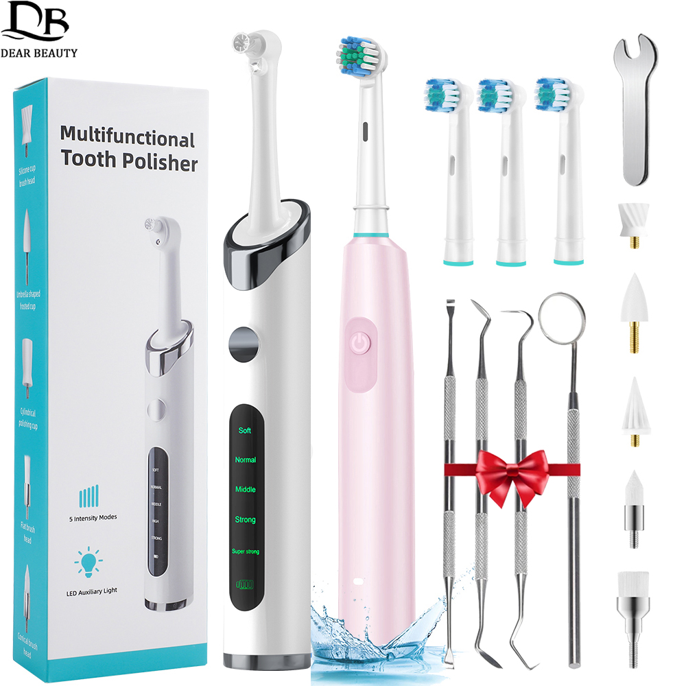 Teeth Whitening Toothbrush - Electric Tooth Polisher Dental Scaler Rechargeable