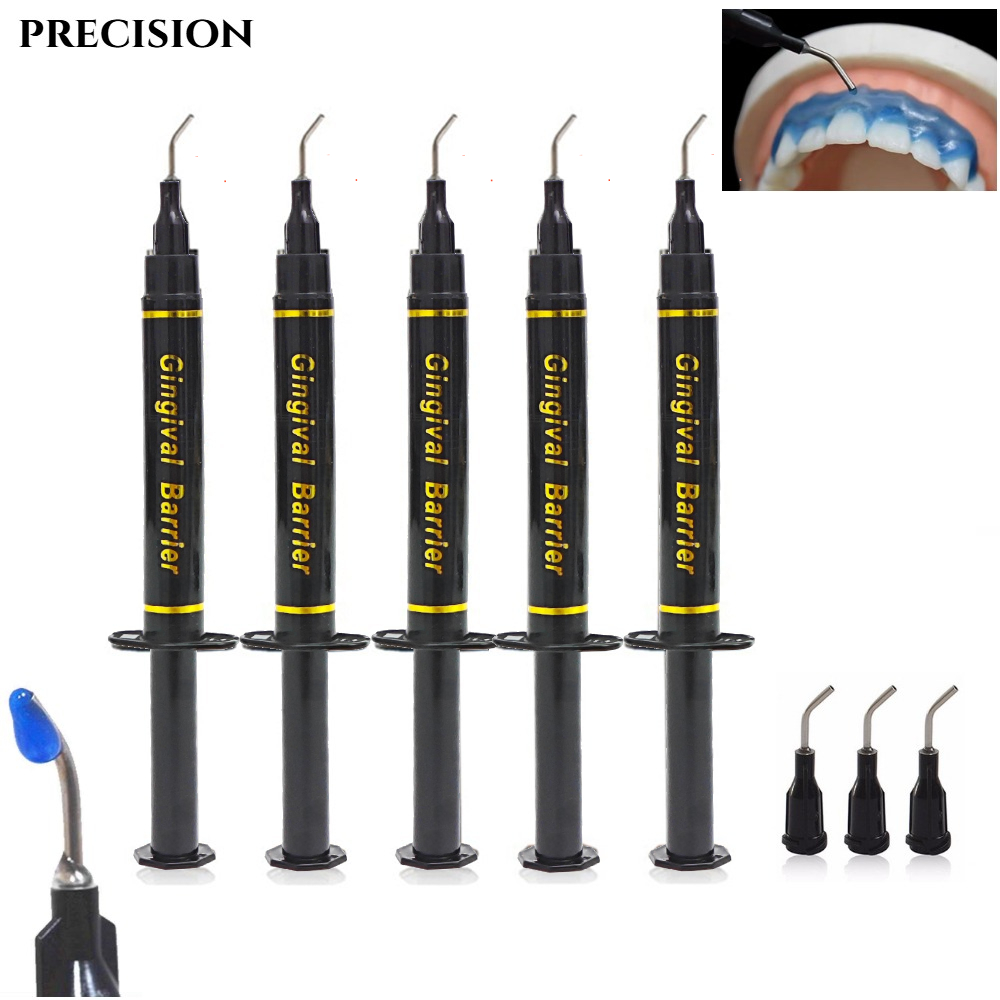 Teeth Whitening Before And After - 5Pcs 1.5ML Teeth Whitening Gingival Barrier
