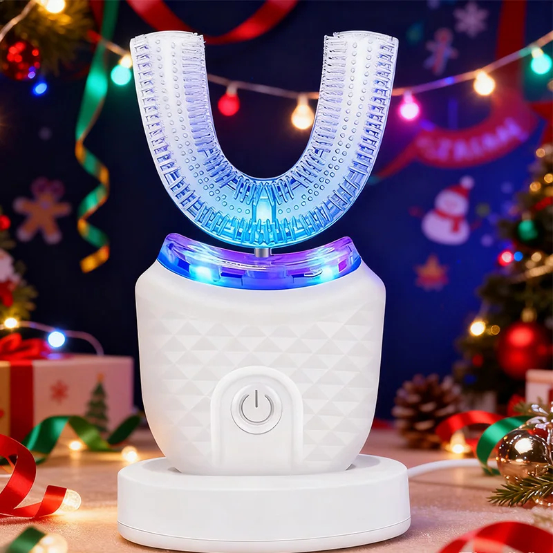 TOP NEW Portable U-Shaped Elec - огляд і ціна Teeth Whitening Toothbrush