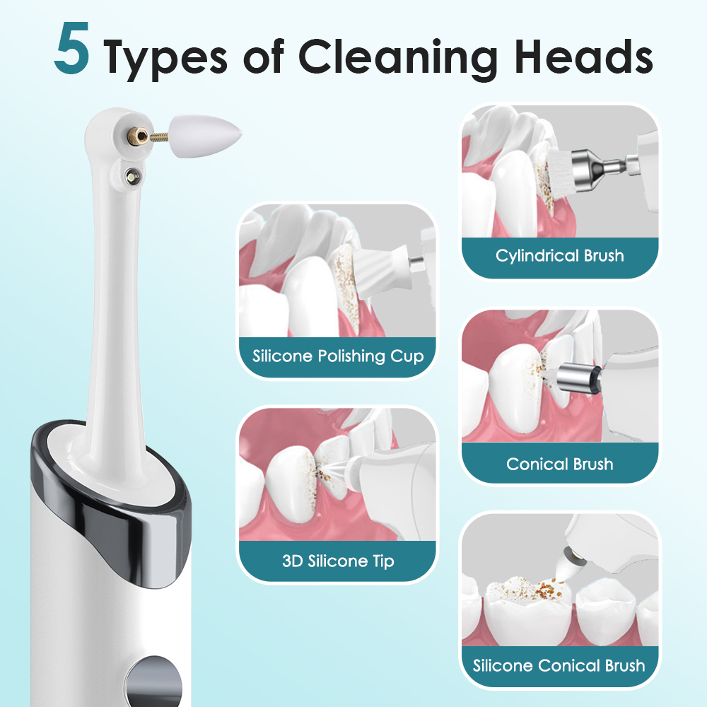 Electric Tooth Polisher Dental - огляд і ціна Teeth Whitening Toothbrush