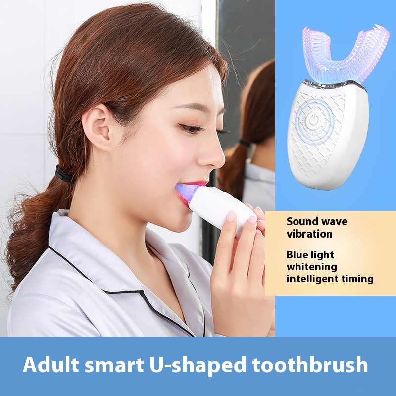 Electric U-Shaped Toothbrush f - огляд і ціна Teeth Whitening Toothbrush