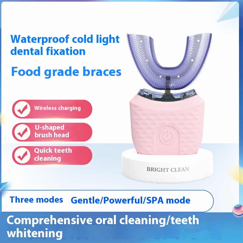 Electric U-Shaped Toothbrush f - огляд і ціна Teeth Whitening Toothbrush