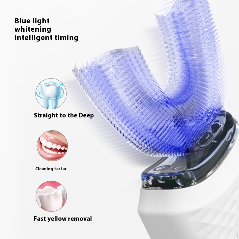 Electric U-Shaped Toothbrush f - огляд і ціна Teeth Whitening Toothbrush
