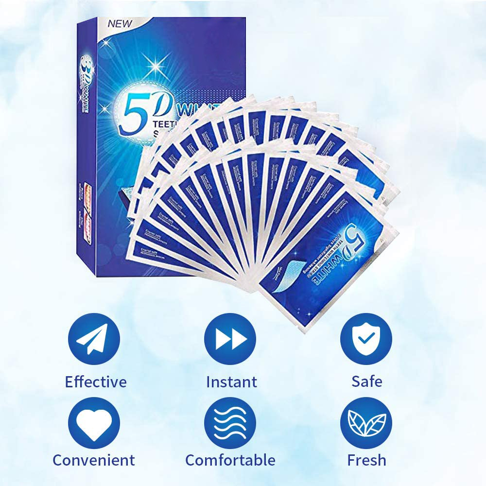 5D White Teeth Whitening Strip - огляд і ціна Teeth Whitening Gel Refills