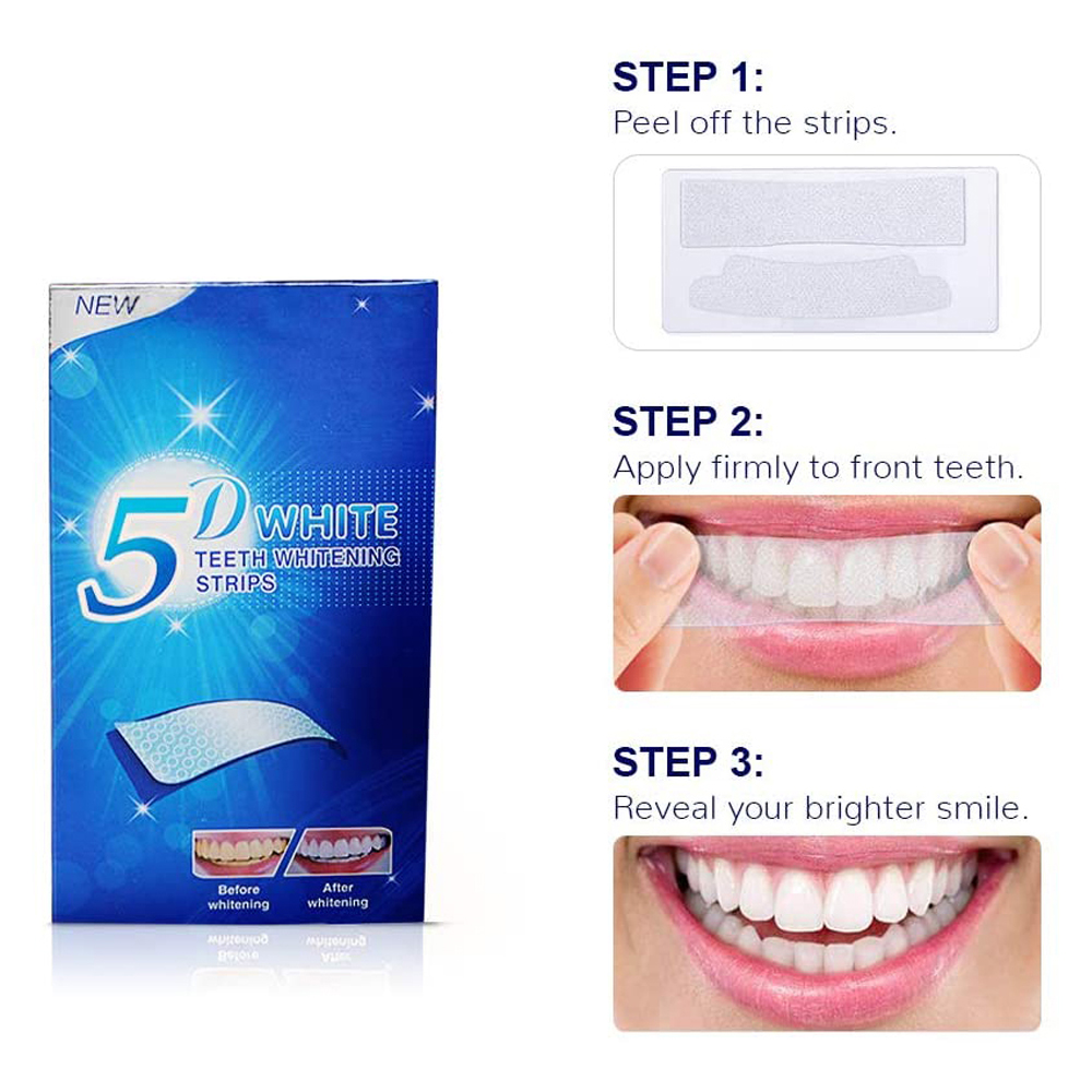 5D White Teeth Whitening Strip - огляд і ціна Teeth Whitening Gel Refills