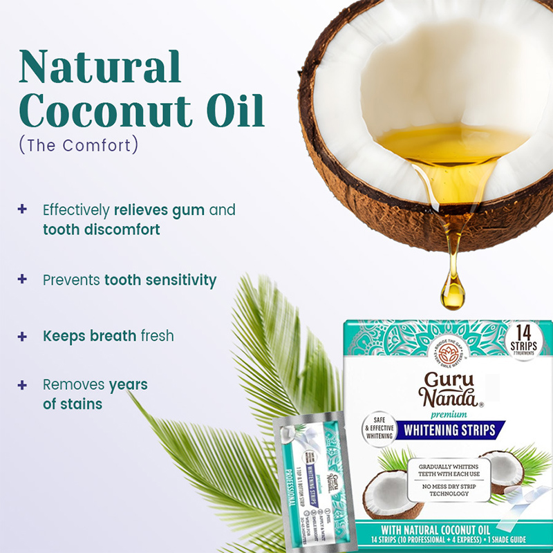 14pcs/box Coconut Oil Teeth Wh - огляд і ціна Teeth Whitening Oil Pulling