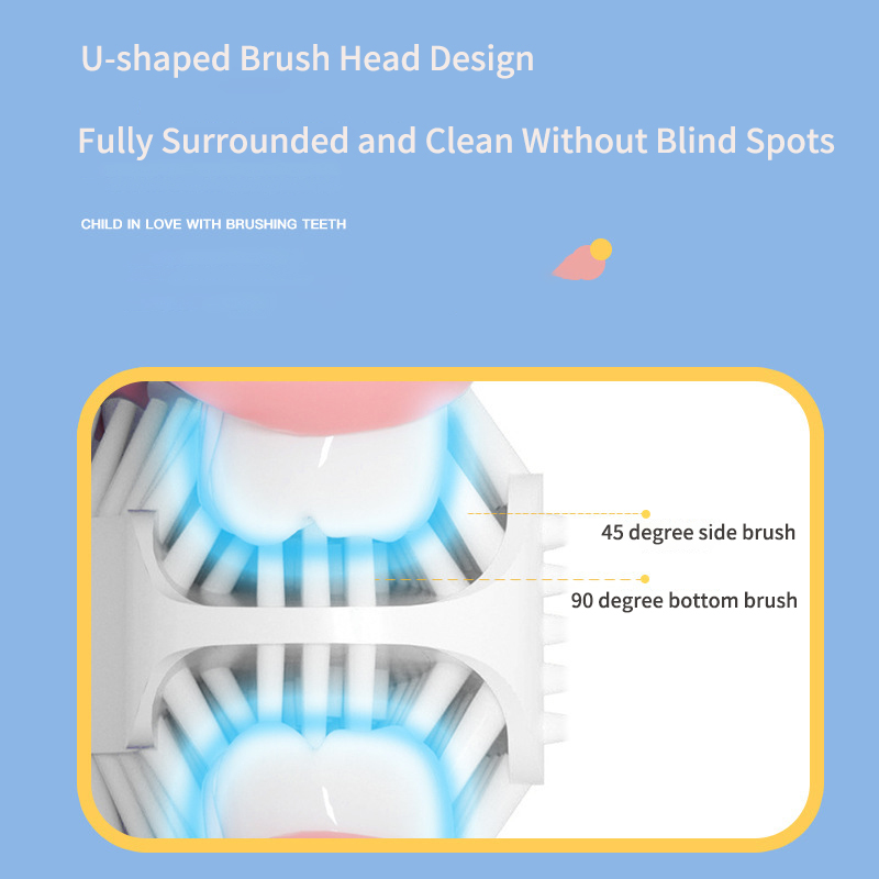 U Shaped Sonic Electric Toothb - огляд і ціна Teeth Whitening With Blue Light