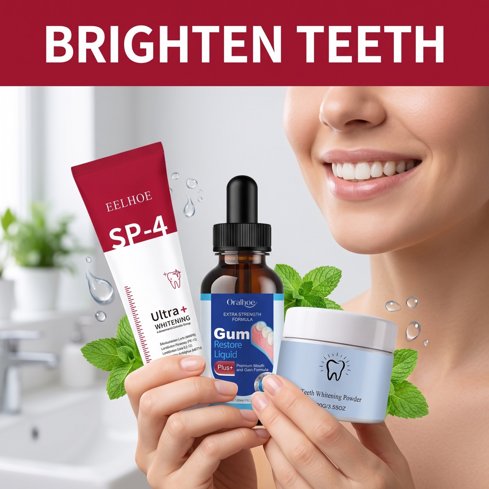 Oral Care Combo Set Whitening  - огляд і ціна Teeth Whitening Before And After