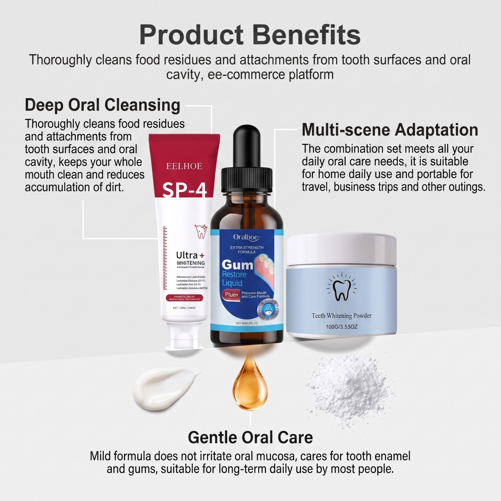 Oral Care Combo Set Whitening  - огляд і ціна Teeth Whitening Before And After