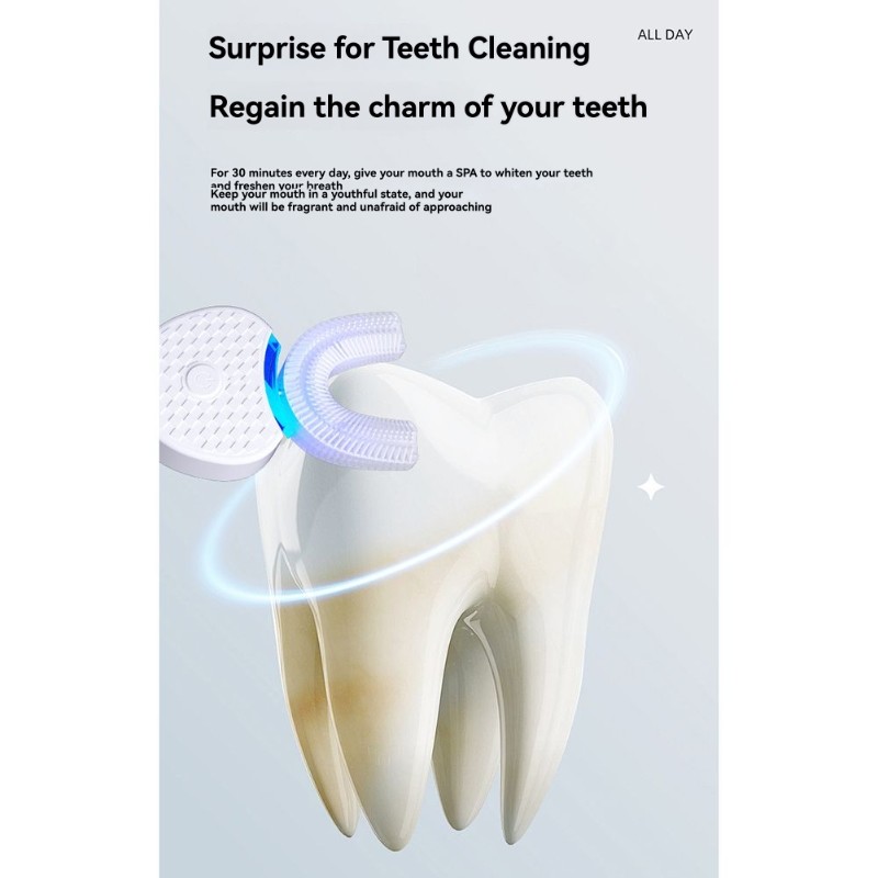 Y59A U-Shaped Electric Toothbr - огляд і ціна Teeth Whitening Toothbrush