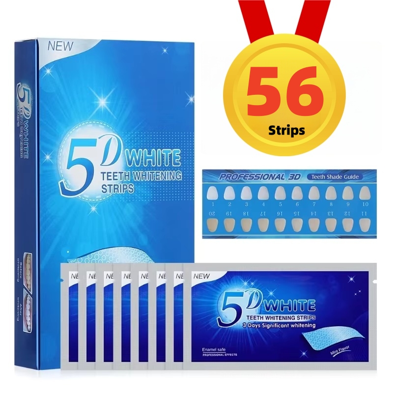 5D Teeth Whitening Strips 56 S - огляд і ціна Teeth Whitening Gel Refills