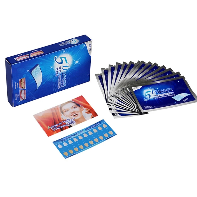 5D Teeth Whitening Strips 56 S - огляд і ціна Teeth Whitening Gel Refills