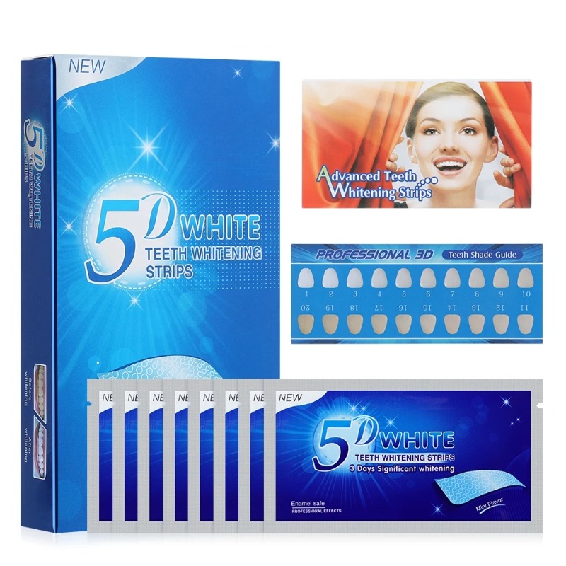 5D Teeth Whitening Strips 56 S - огляд і ціна Teeth Whitening Gel Refills