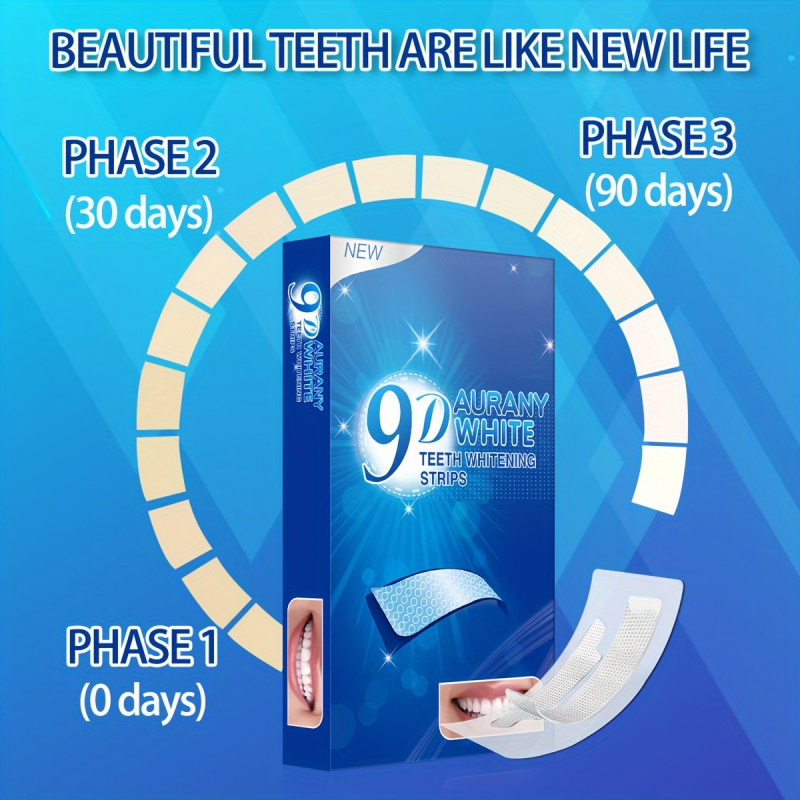 21 Pairs of 9D Aurany White Te - огляд і ціна Teeth Whitening Before And After