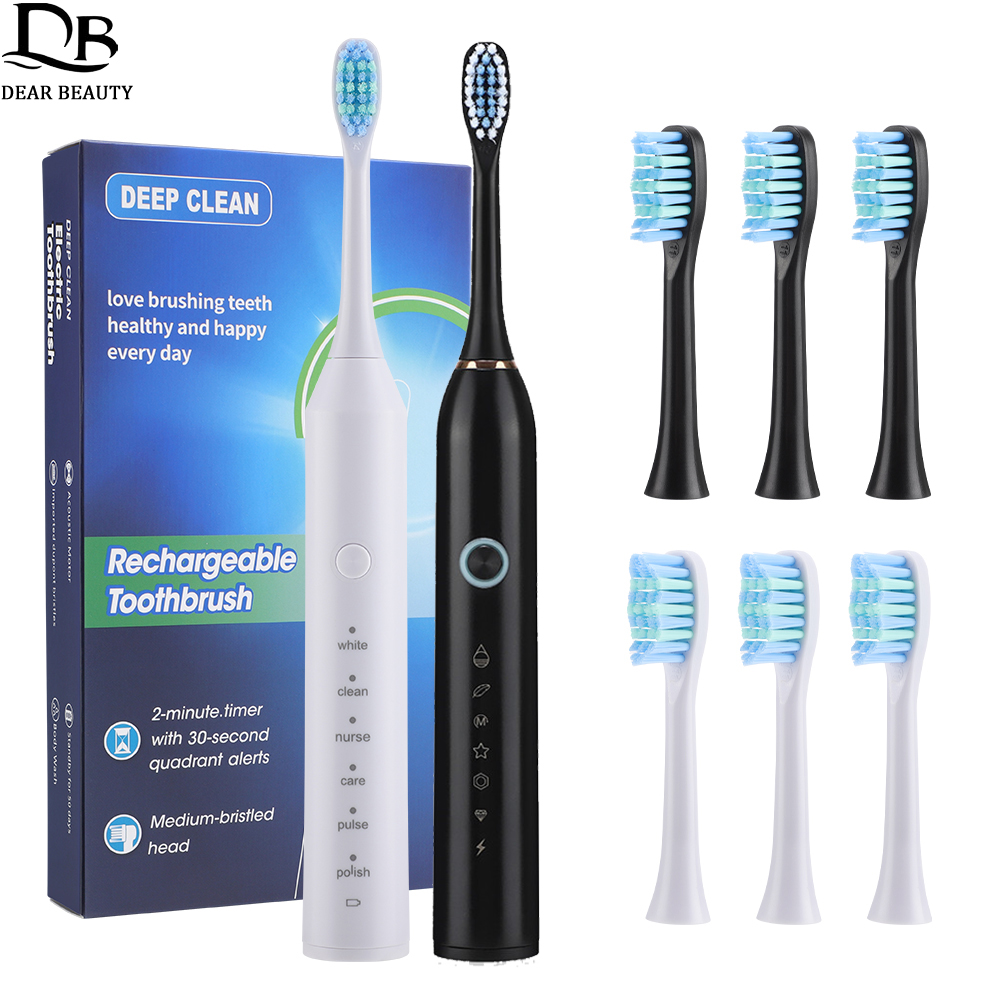 Rechargeable Electric Toothbru - огляд і ціна Teeth Whitening Toothbrush