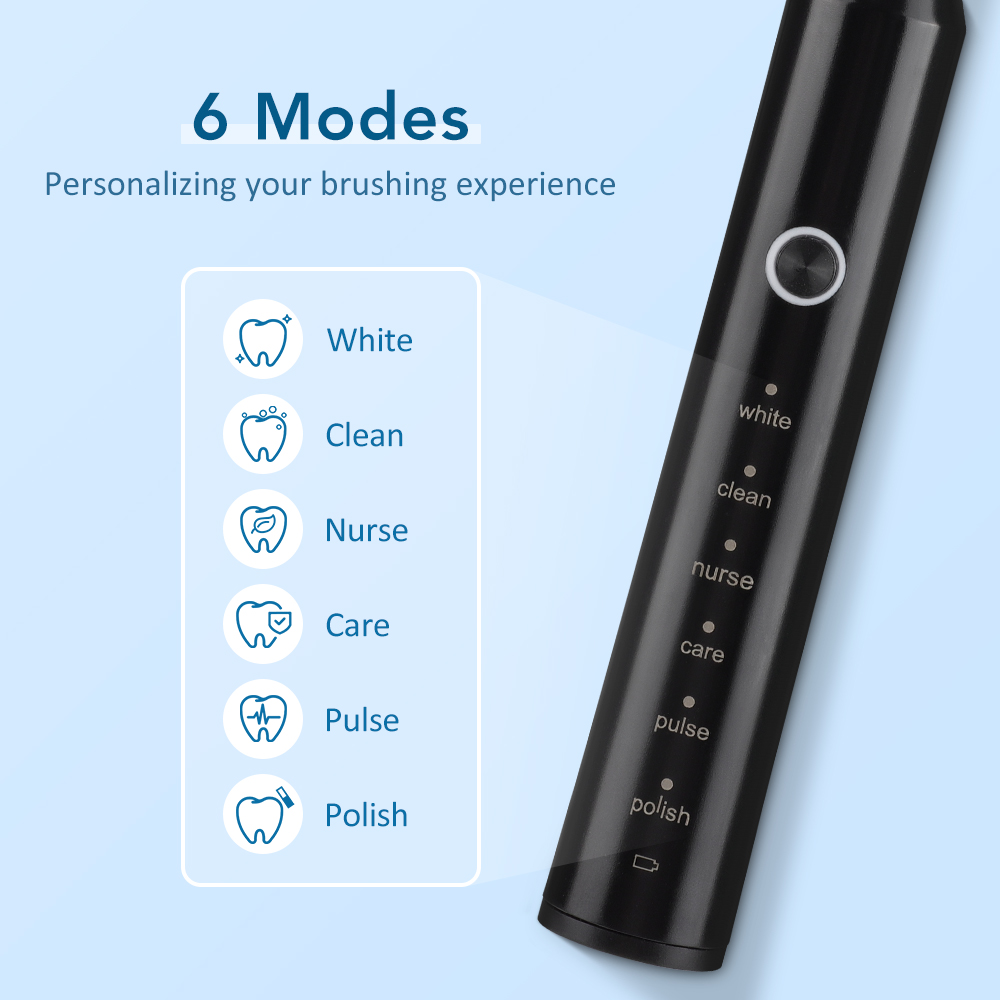 Rechargeable Electric Toothbru - огляд і ціна Teeth Whitening Toothbrush