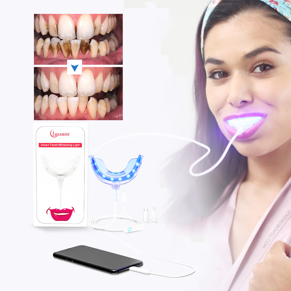 Luxsmile Smart LED Teeth White - огляд і ціна Teeth Whitening With Blue Light