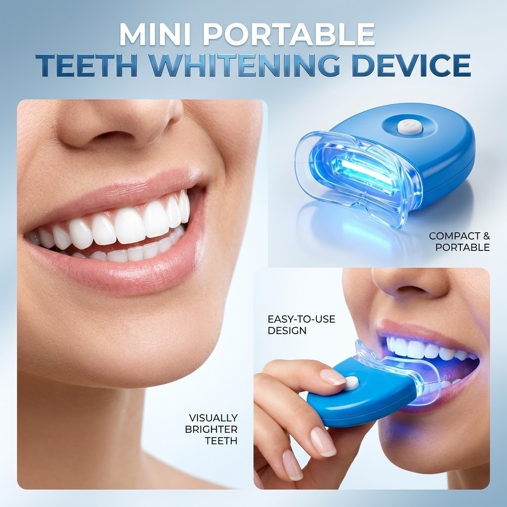 Wireless Cold LED Blue Light T - огляд і ціна Teeth Whitening Kit At Home