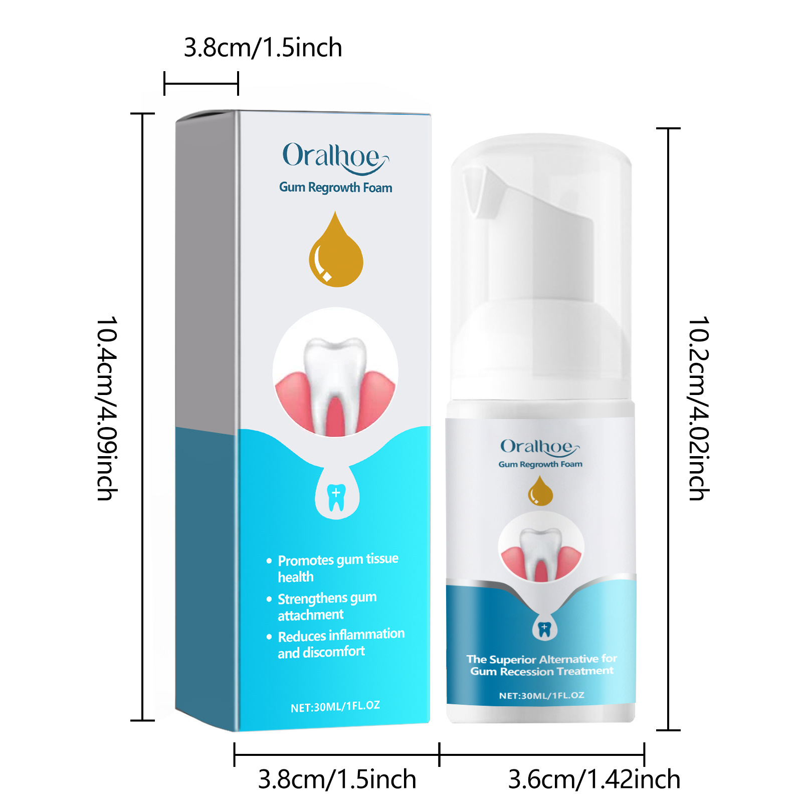 Gum Repair Foam Mousse Toothpa - огляд і ціна Teeth Whitening That Works