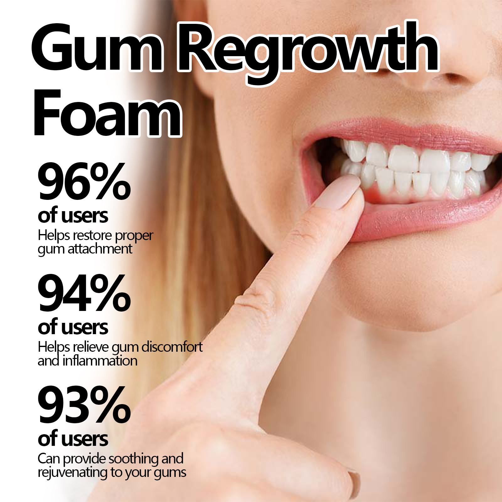 Gum Repair Foam Mousse Toothpa - огляд і ціна Teeth Whitening That Works