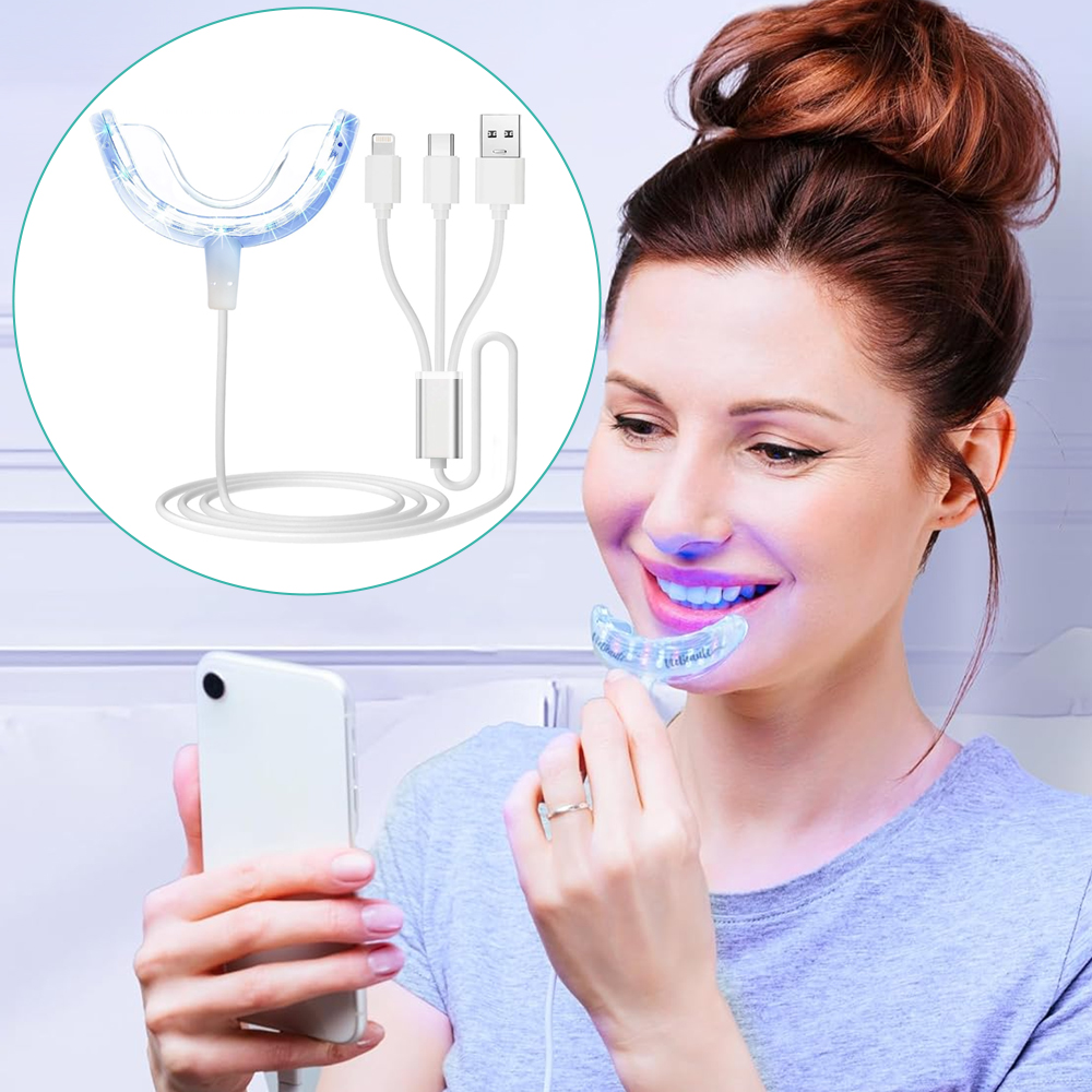 Teeth Whitening Accelerator Li - огляд і ціна Teeth Whitening With Blue Light