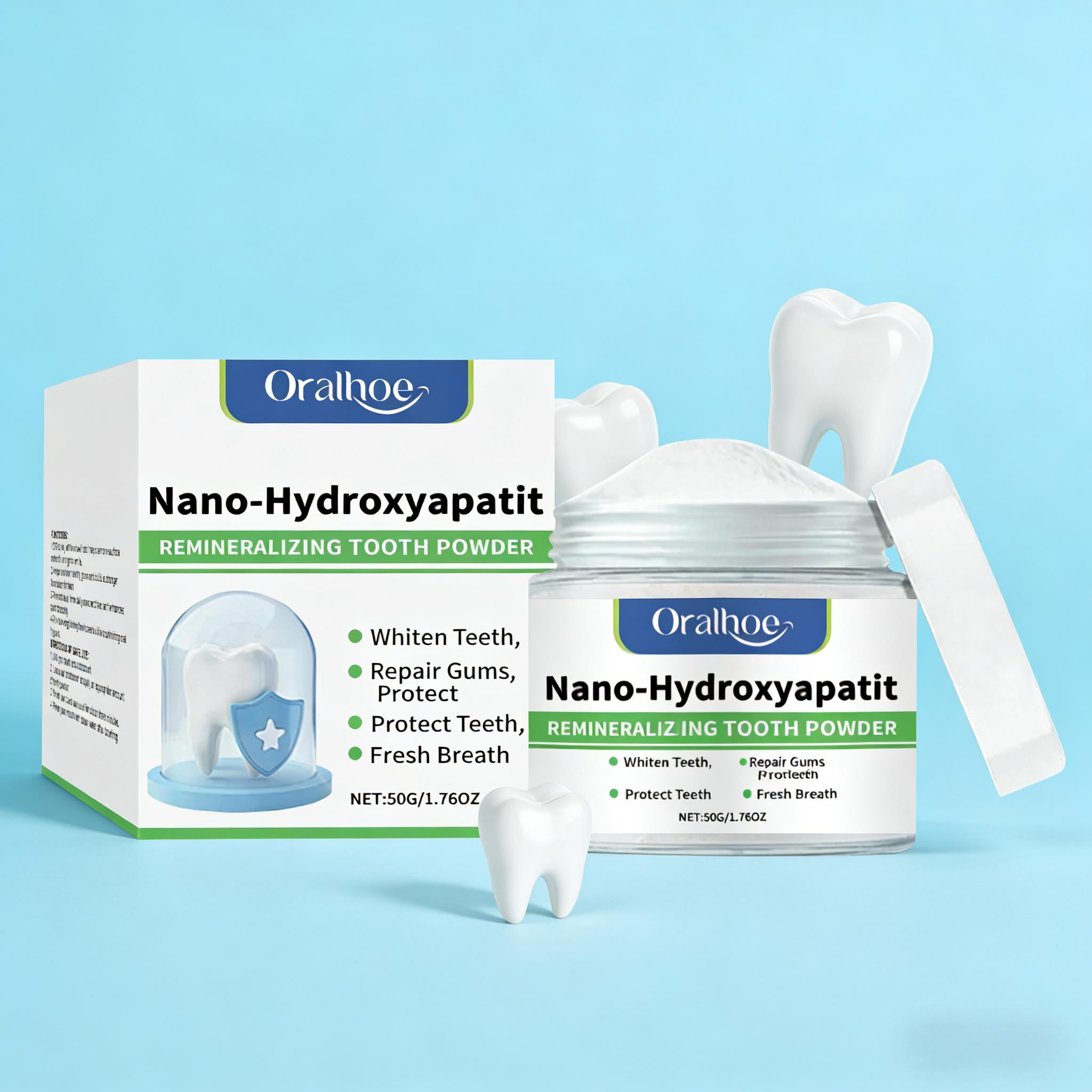 Oralhoe Whitening Tooth Powder - огляд і ціна Teeth Whitening Hismile