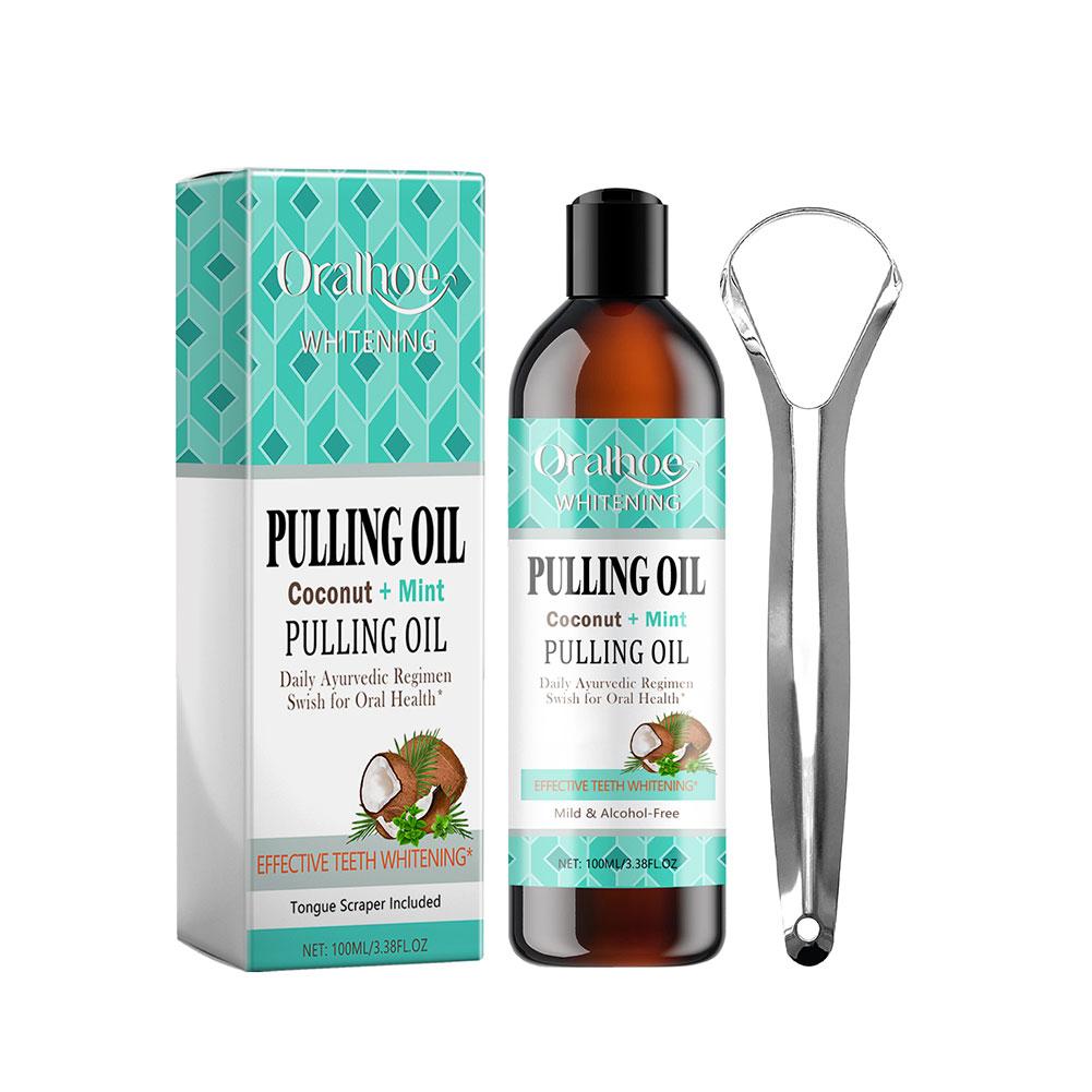 Coconut Mint Pulling Oil Mouth - огляд і ціна Teeth Whitening Oil Pulling
