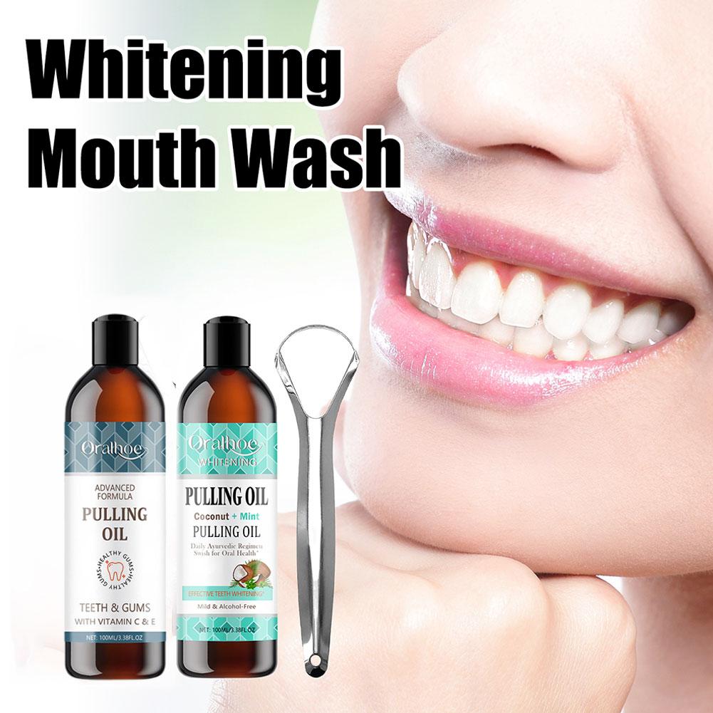 Coconut Mint Pulling Oil Mouth - огляд і ціна Teeth Whitening Oil Pulling
