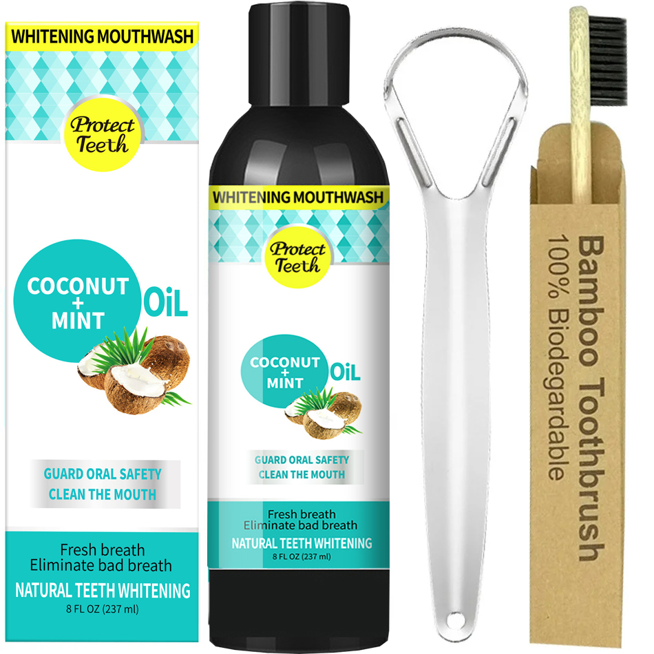 237ml Coconut Mint Pulling Oil - огляд і ціна Teeth Whitening Oil Pulling