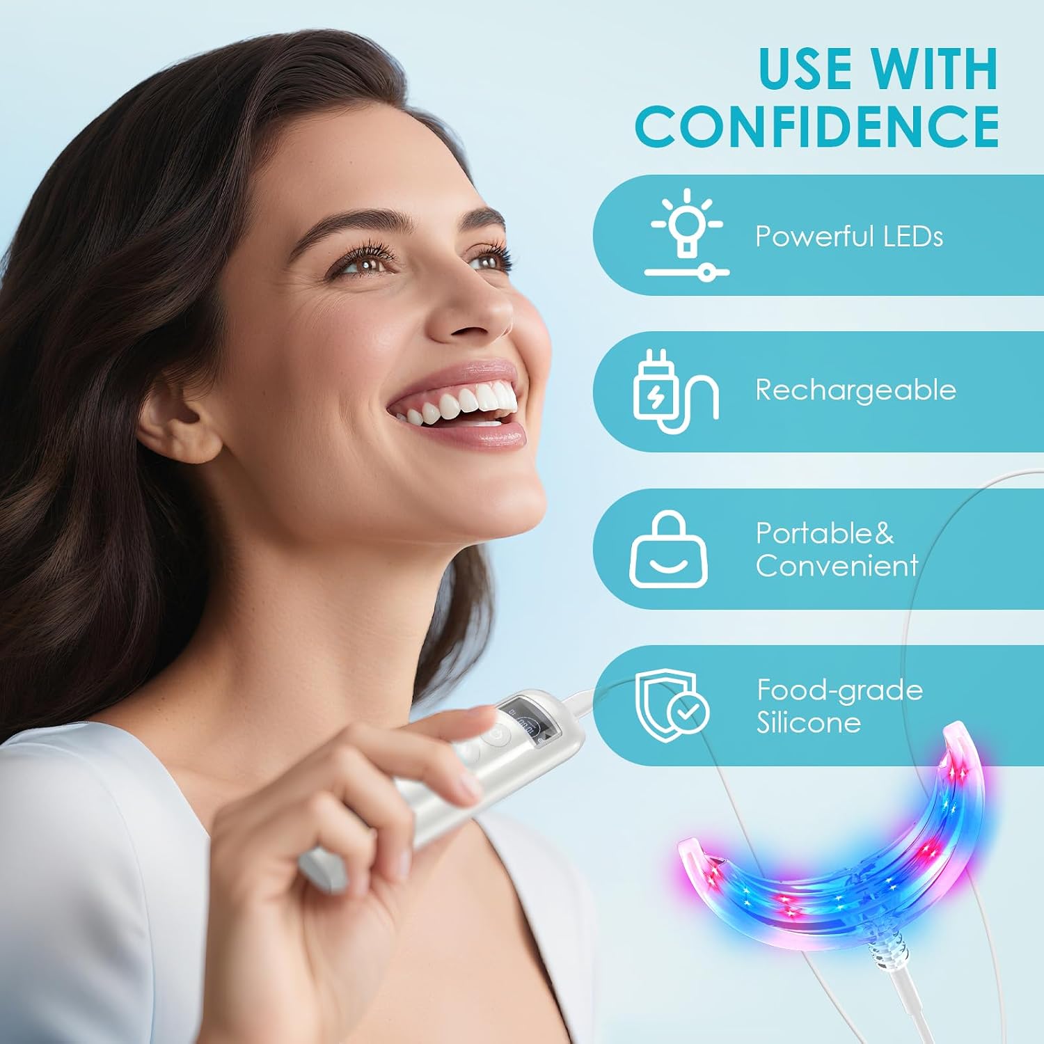 Teeth Whitening Accelerator 16 - огляд і ціна Teeth Whitening With Blue Light