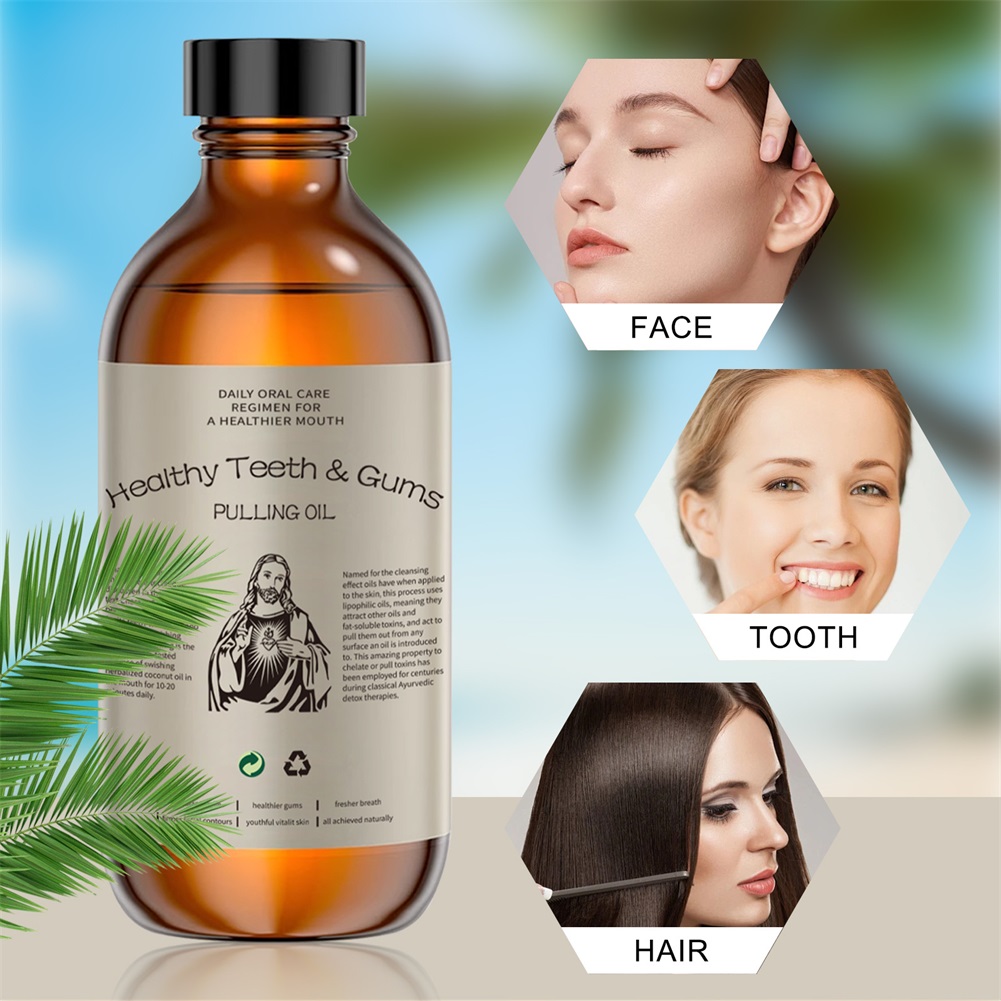 Coconuts Pulling Oil Mouthwash - огляд і ціна Teeth Whitening Oil Pulling