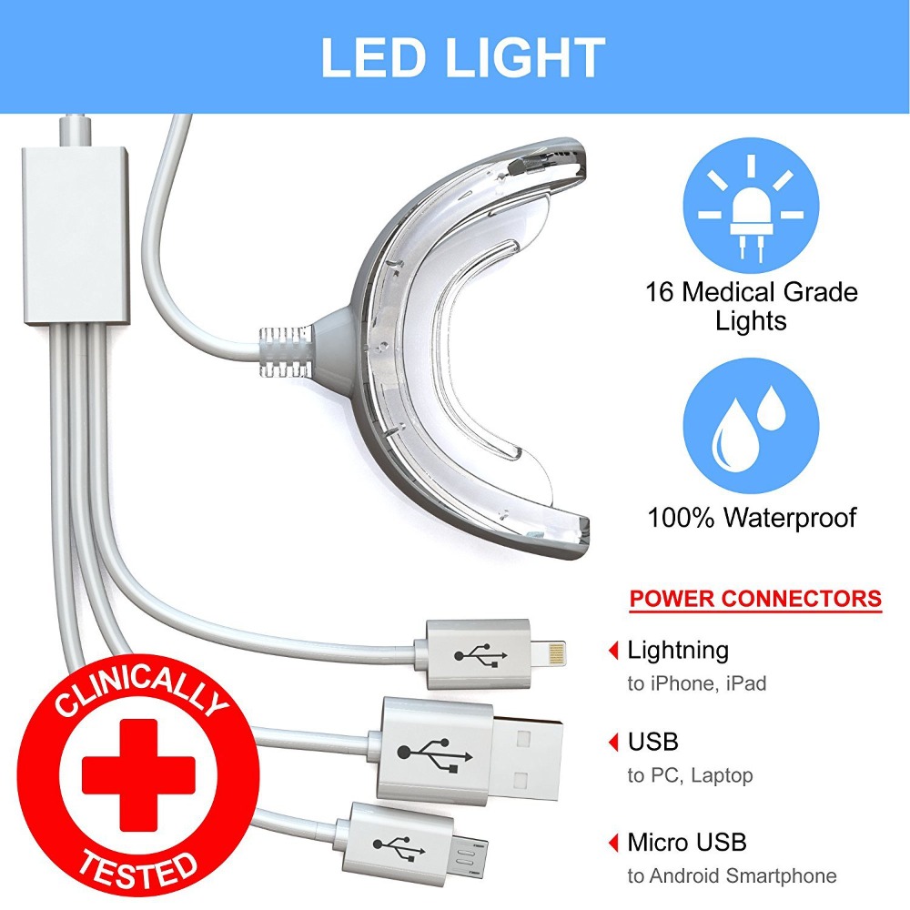 3 In1 Teeth Whitening Lamp 16  - огляд і ціна Teeth Whitening With Blue Light