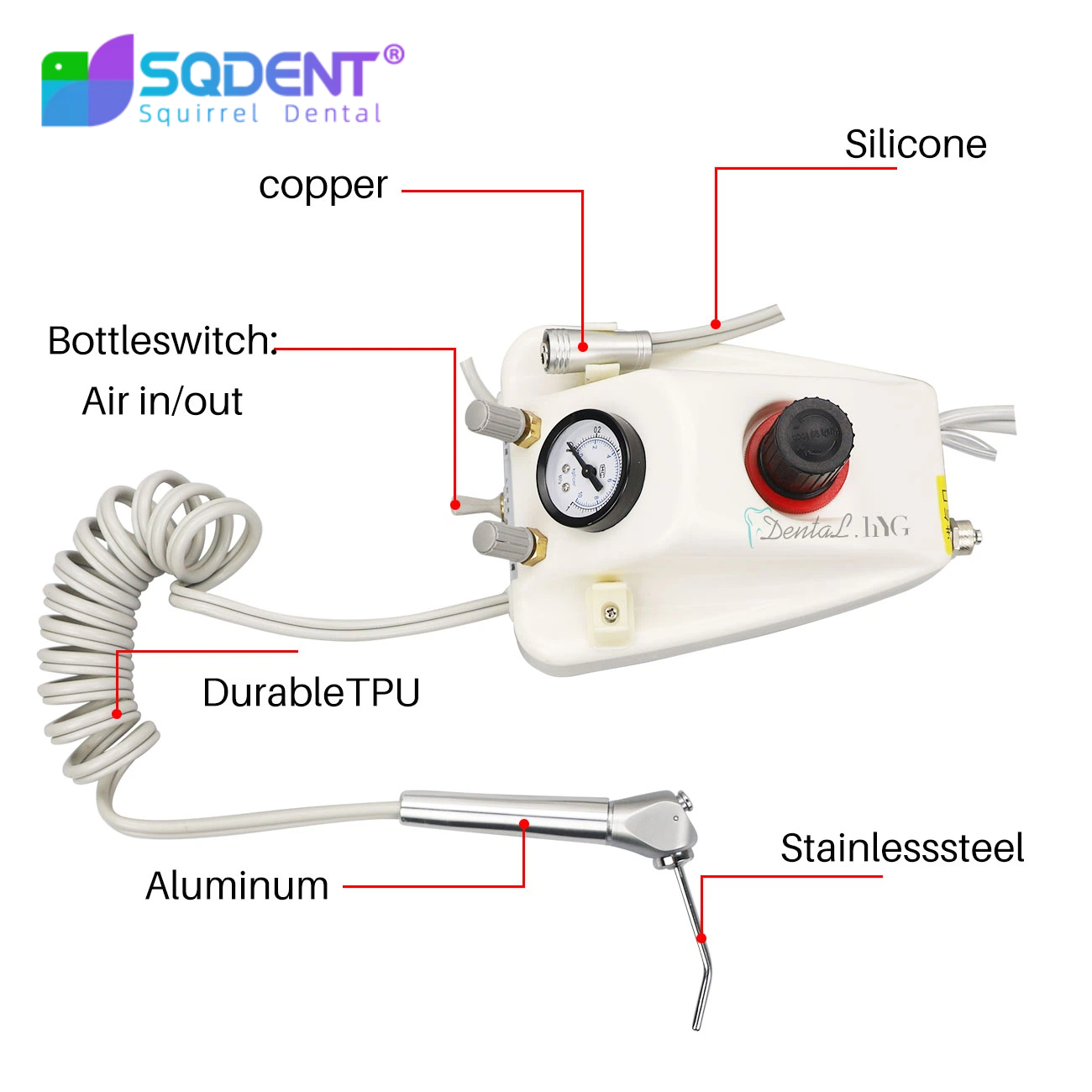 Portable Dental Turbine Unit W - огляд і ціна Teeth Whitening That Works