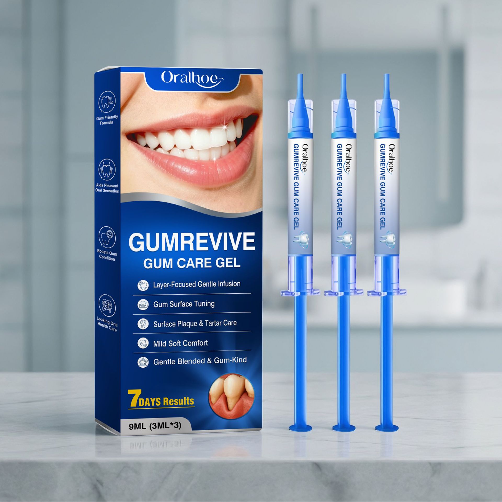 Oral Care Gel 3Pcs Gum Cleanin - огляд і ціна Teeth Whitening Before And After