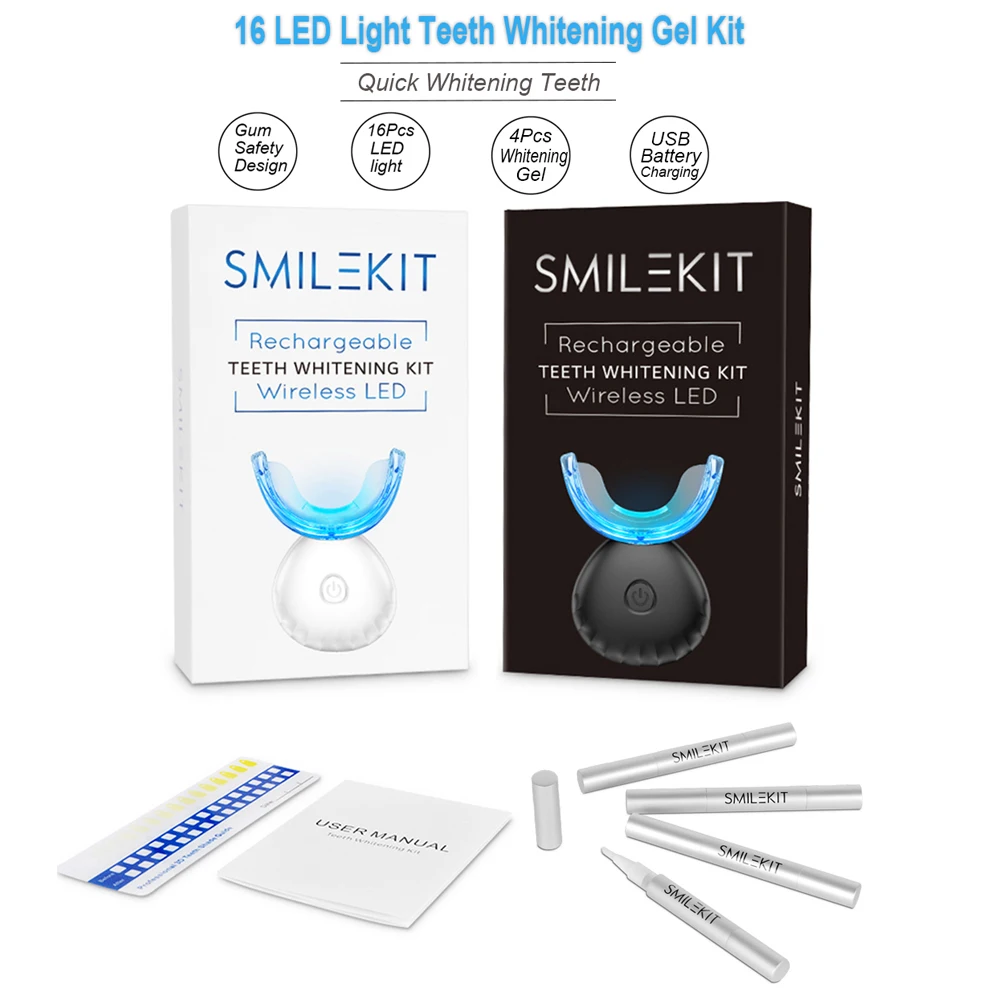 Dental Teeth Whitening Kit Min - огляд і ціна Teeth Whitening With Blue Light