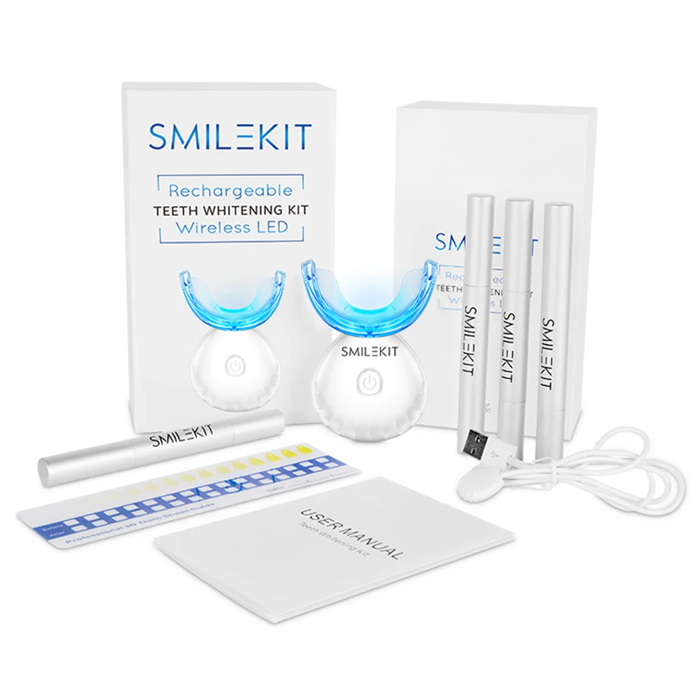 Dental Teeth Whitening Kit Min - огляд і ціна Teeth Whitening With Blue Light