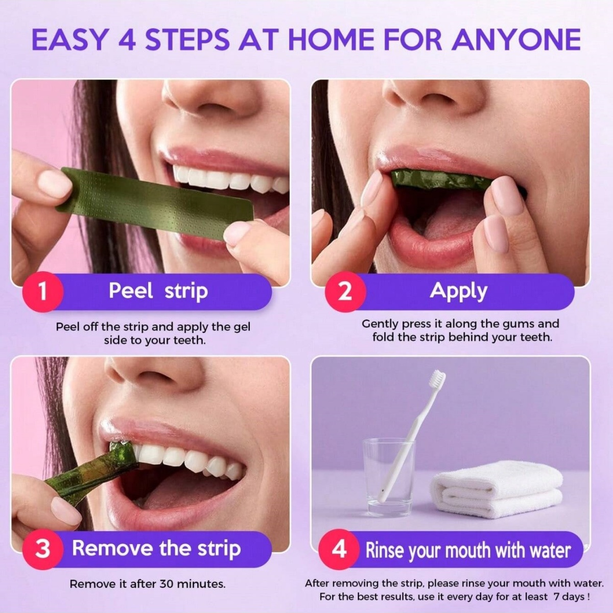 Deluxe Whitening Teeth Sticker - огляд і ціна Teeth Whitening Before And After