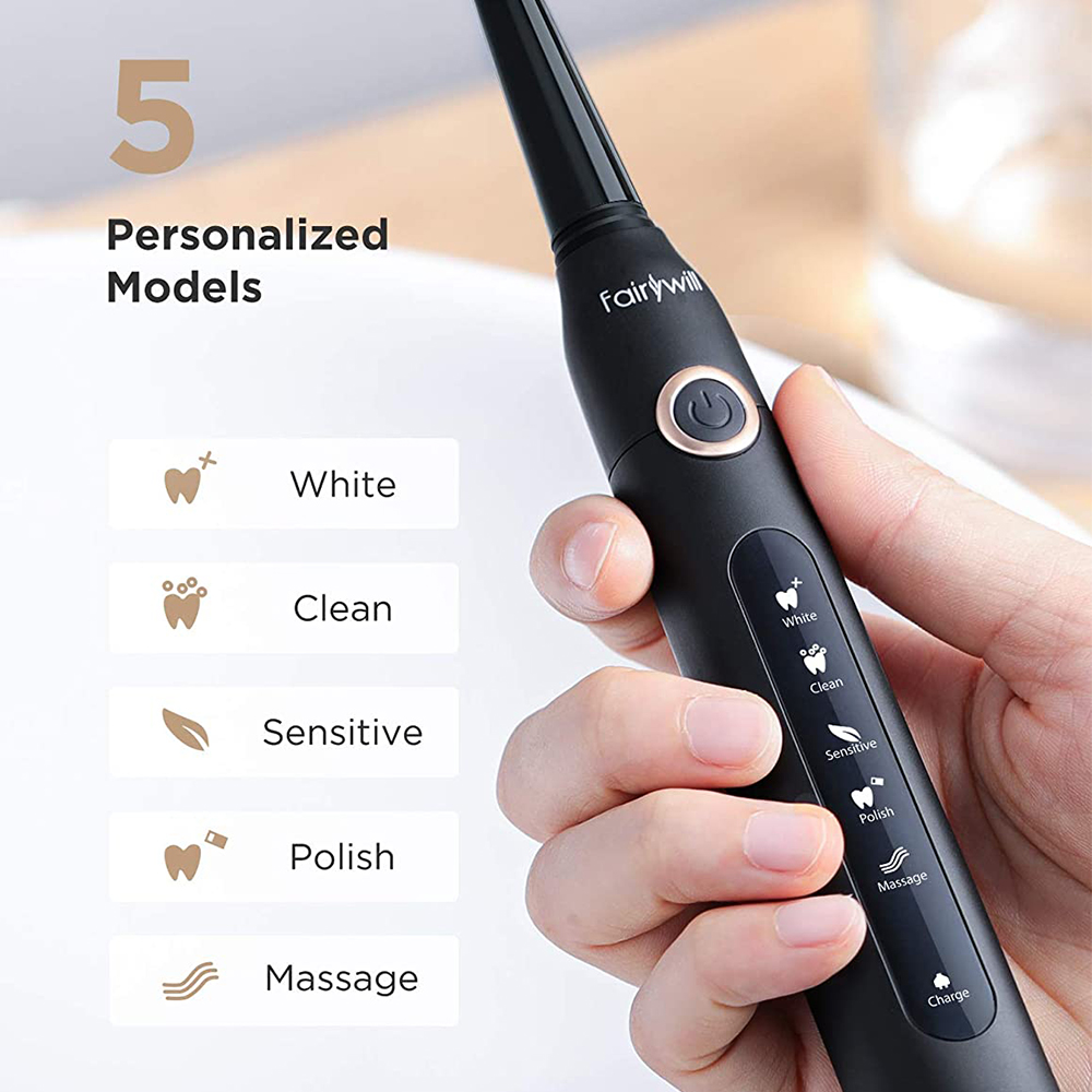 Fairywill FW507 Electric Sonic - огляд і ціна Teeth Whitening Toothbrush