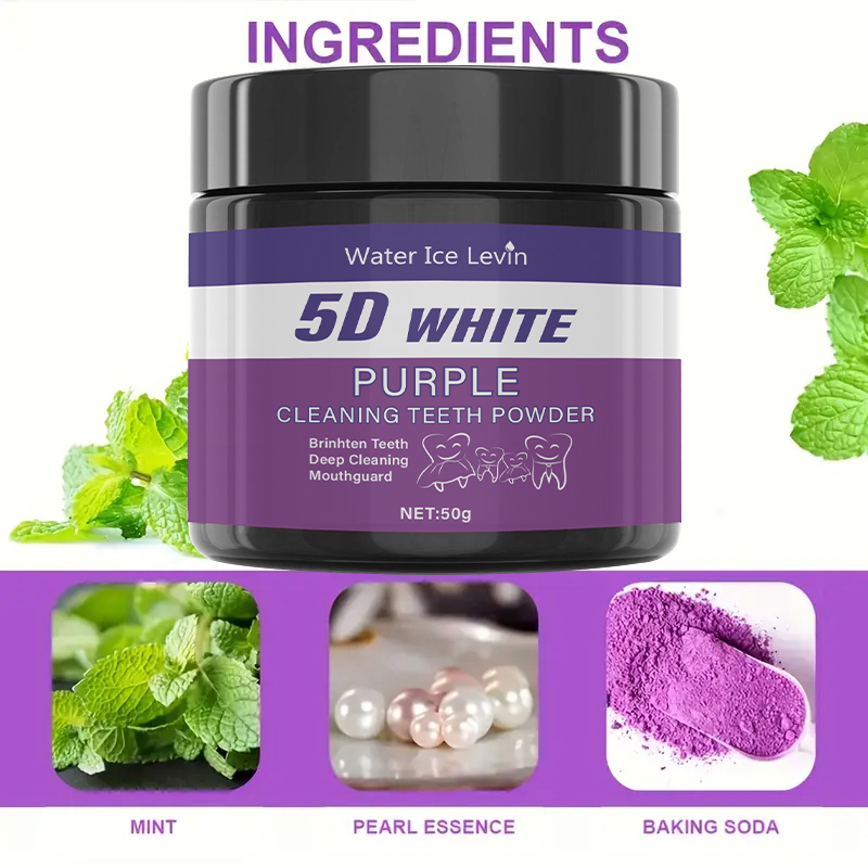 Water Ice Levin Purple Brighte - огляд і ціна Teeth Whitening Oil Pulling