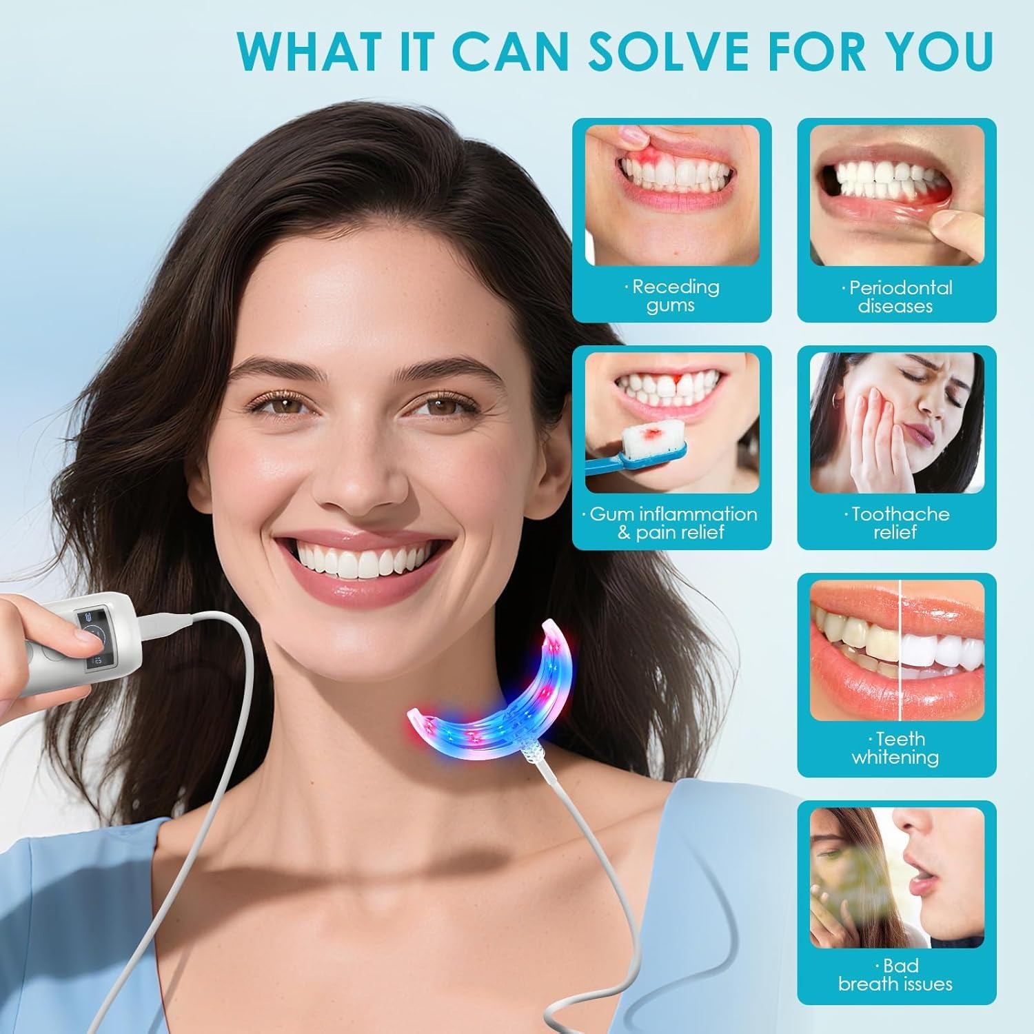Tooth Whitening Accelerator La - огляд і ціна Teeth Whitening With Blue Light