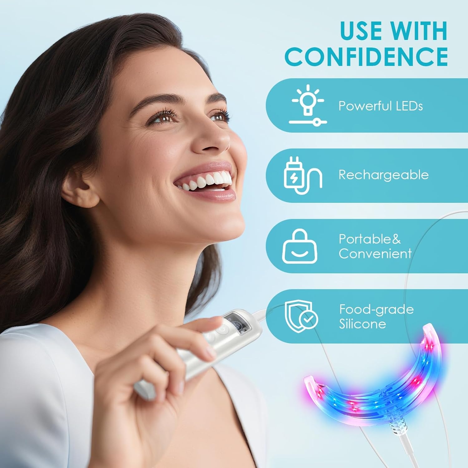Tooth Whitening Accelerator La - огляд і ціна Teeth Whitening With Blue Light