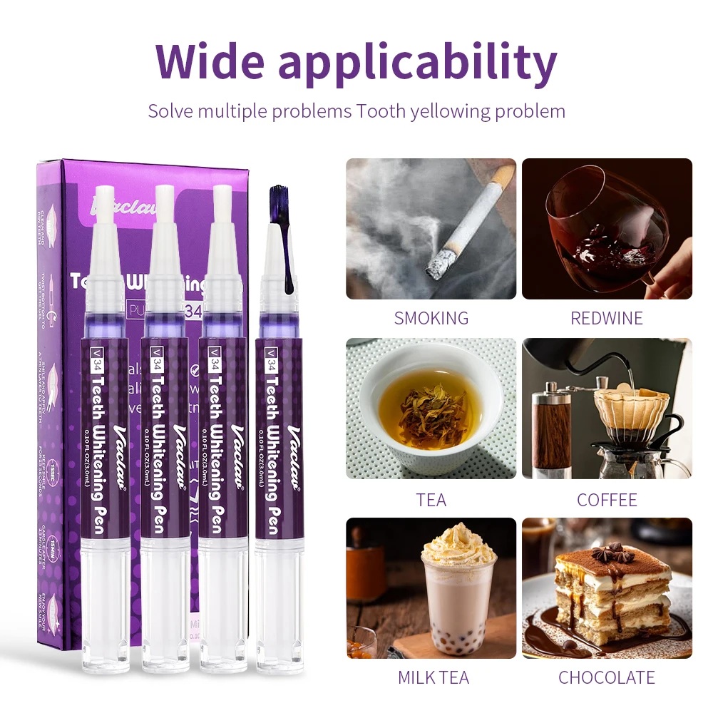Vaclav V34 Purple teeth whiten - огляд і ціна Teeth Whitening Before And After